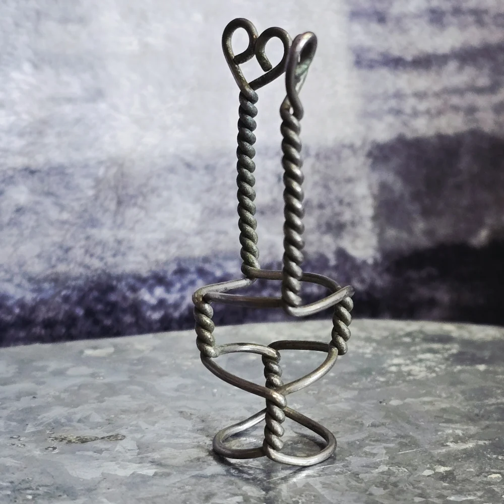 COMING SOON Vintage Twisted Wire Egg Holder / Egg Cup Stand Rustic Farmhouse Kit